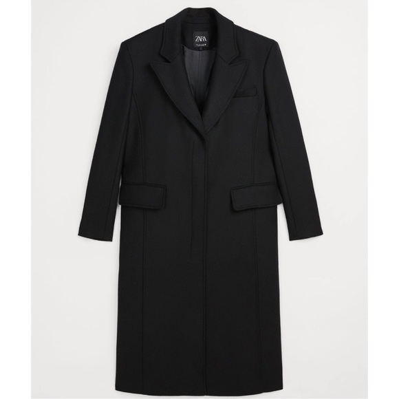 Zara Jackets & Blazers - Zara Wool Blend Long Boxy Coat